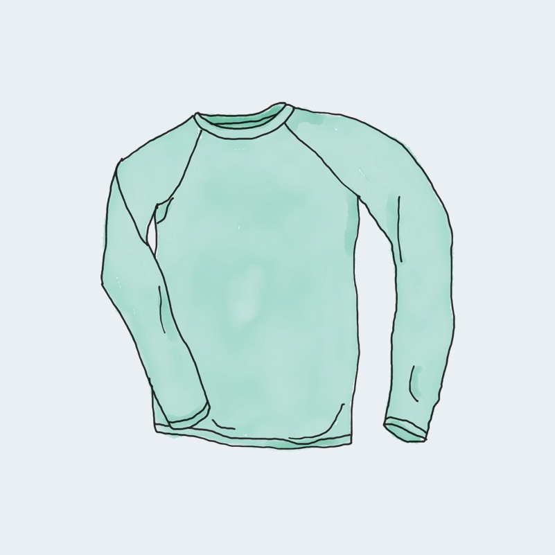 Long Sleeve Tee Camiseta de manga larga